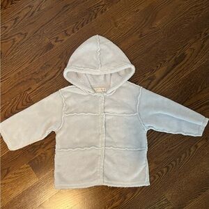Ragdoll and rockets fleece baby jacket 24 months ice blue